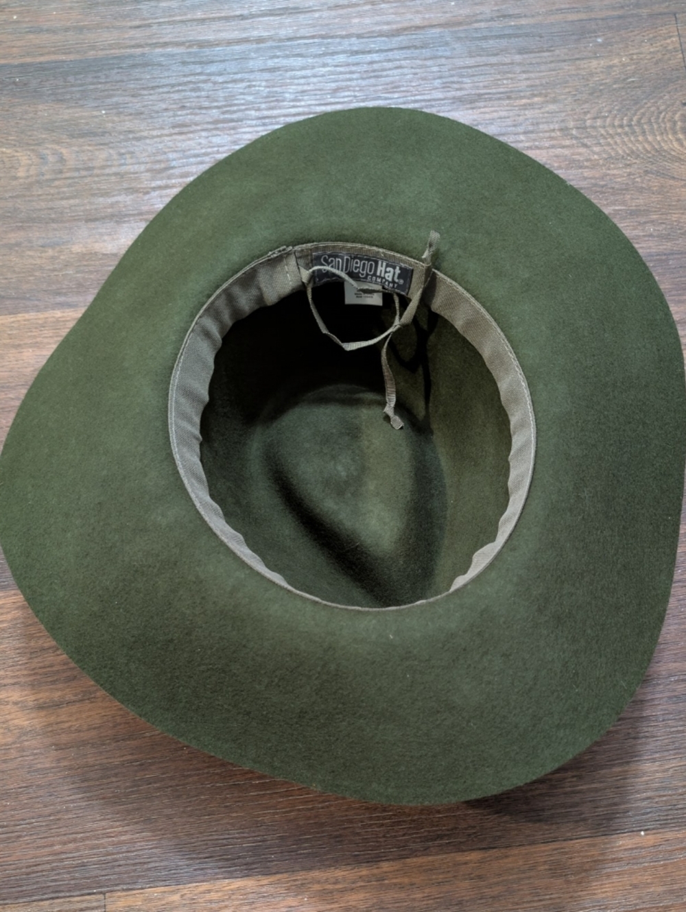 Wool Hat San Diego Hat Company Olive Green - Picture 6 of 11